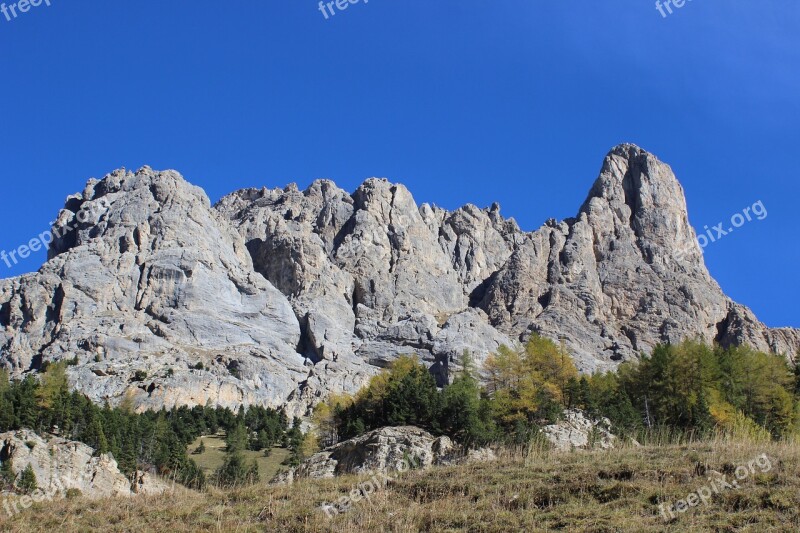 Cliff Aiguillette Lauzet Mounting Hautes Alpes Free Photos