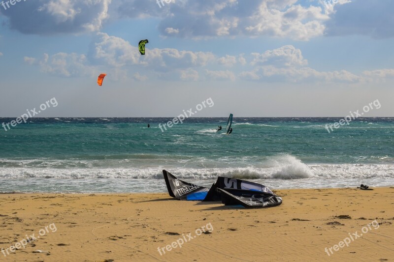 Kite Surfing Sport Surfing Extreme Sea