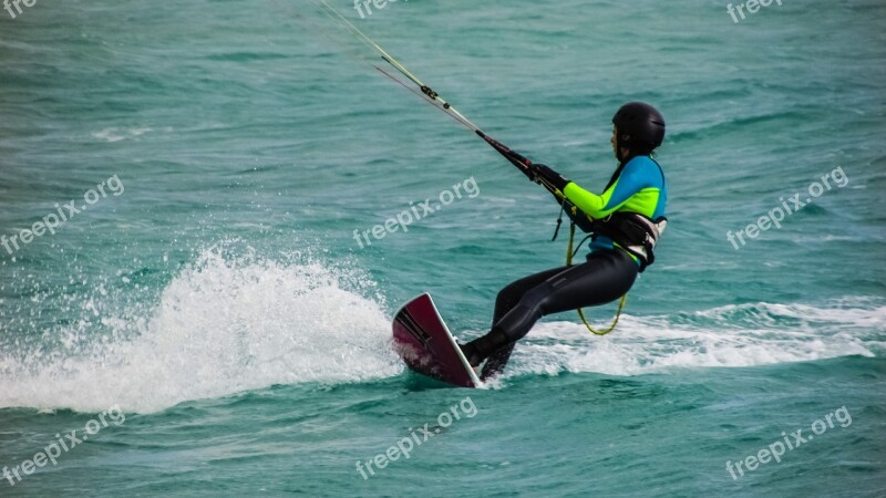 Kite Surfing Sport Surfing Sea Extreme