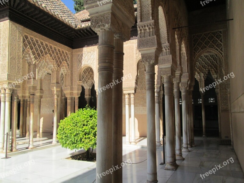 Alhambra Spain Castle Fortress The Moorish