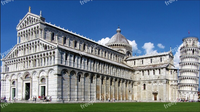 Pisa Italy Italian Landmark Architecture