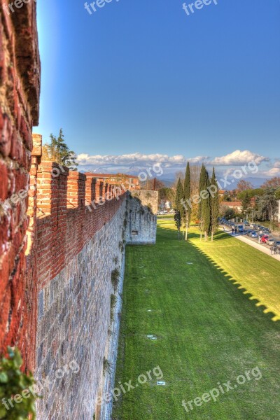 Pisa Walls Tuscany Italy Tourism