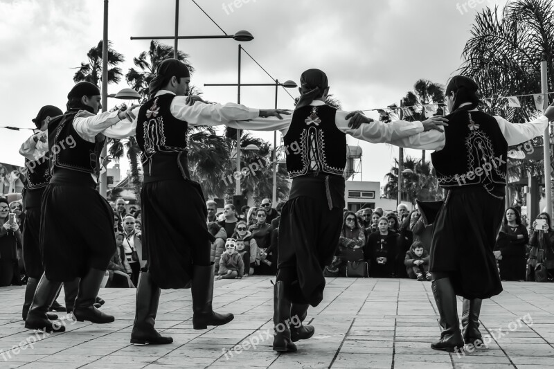 Dancers Boys Motion Traditional Folkloric