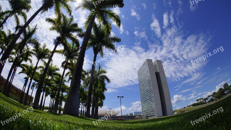 Brasilia National Congress Brazil Center Landscape