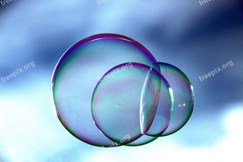 Soap Bubbles Ball Colorful Mirroring Bubble