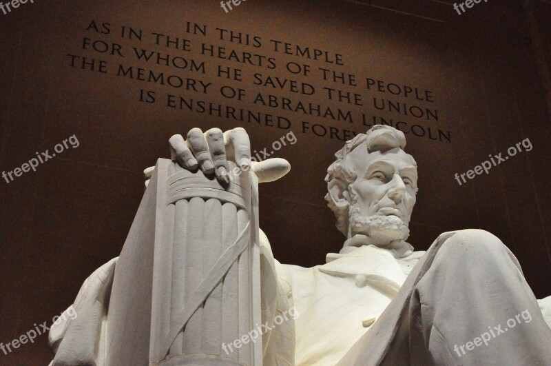 Lincoln Monument Night Free Photos