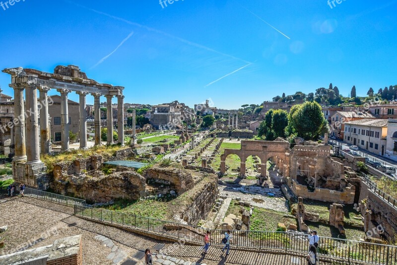 Roman Forum Rome Italy Ruins