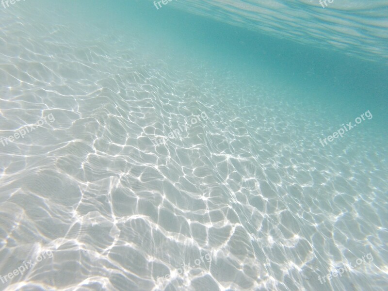 Underwater Clear Sea Transparent Sand