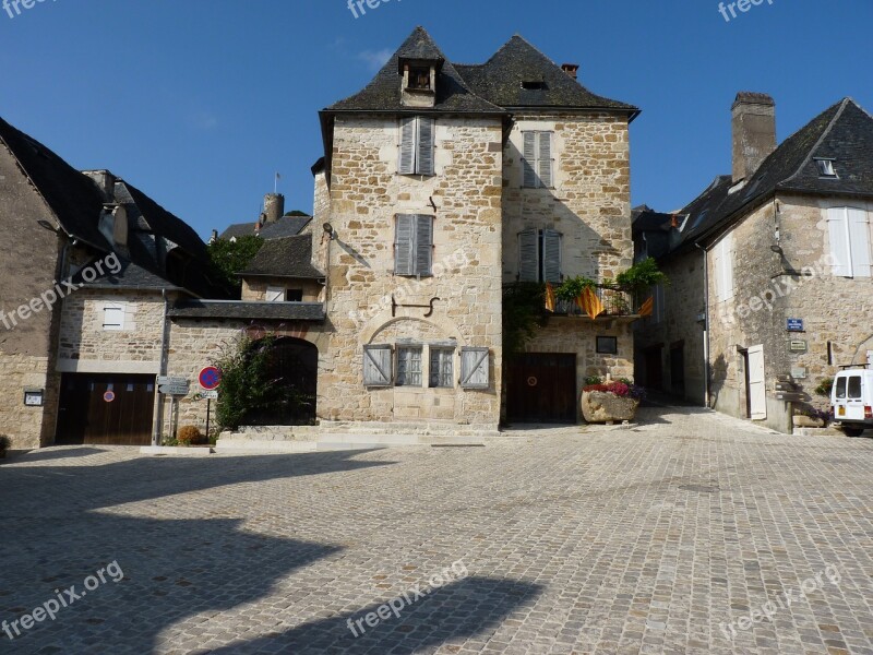 France Village Medieval Medieval Village Façades