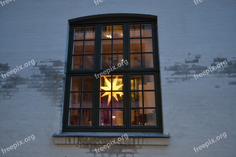 Window Christmas Star Denmark Copenhagen Light