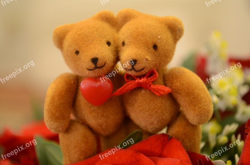 Bear Love Heart Bears Valentine's Day