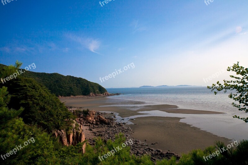 Muuido Sea Mountain Coastal Sky