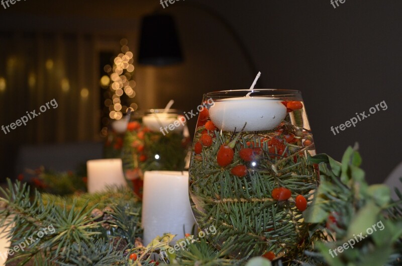 Christmas Dinner Table Decoration Christmas Dinner Decoration