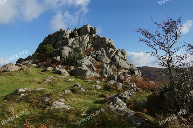 Dartmoor Granite Granite Dartmoor Rocks Tor