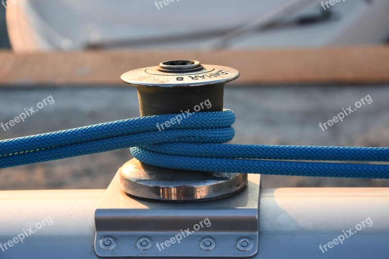 Yachting Ropes Yacht Boat Sailboat