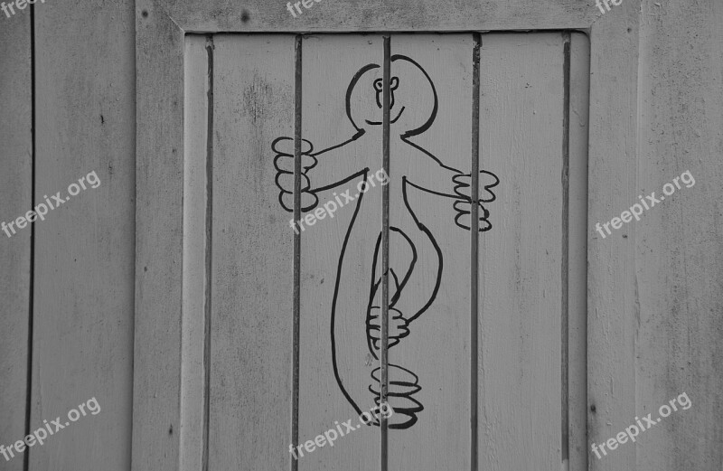 Door Drawing Humor Ghost Prison