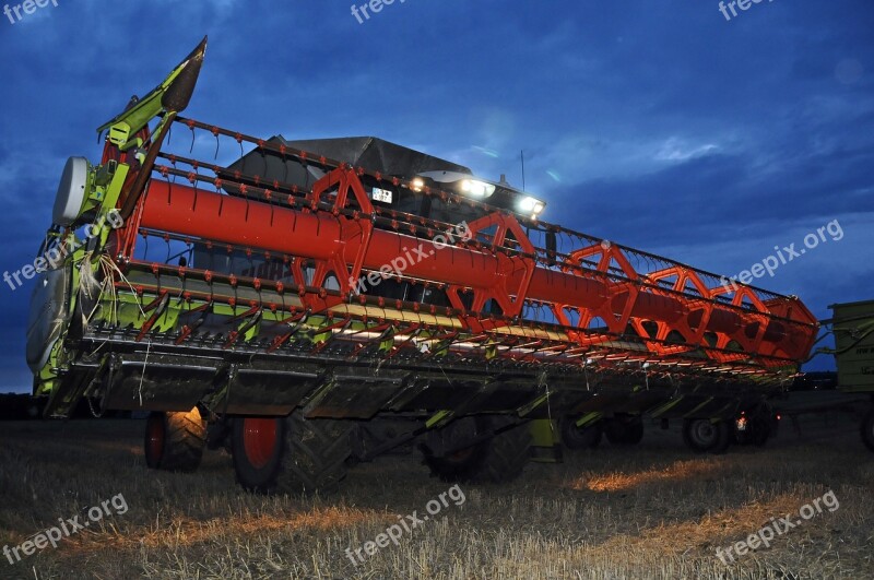 Harvest Combine Harvester Agriculture Cereals Grain Harvest