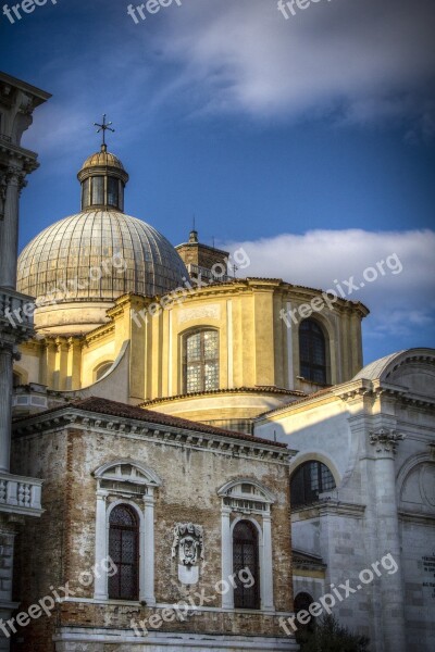 Architecture Venice Italy Dome Tourism