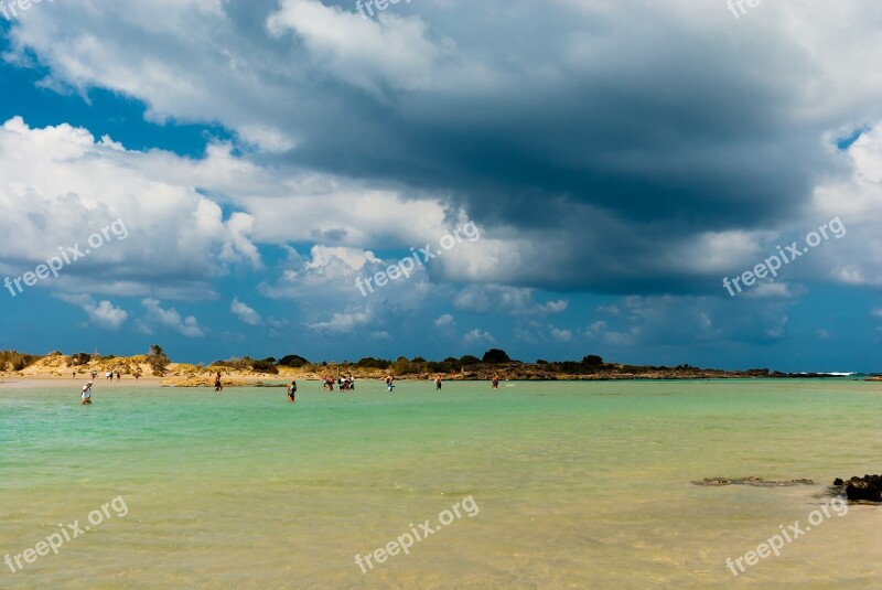 Crete The Sun Holidays Elafonisi Sea