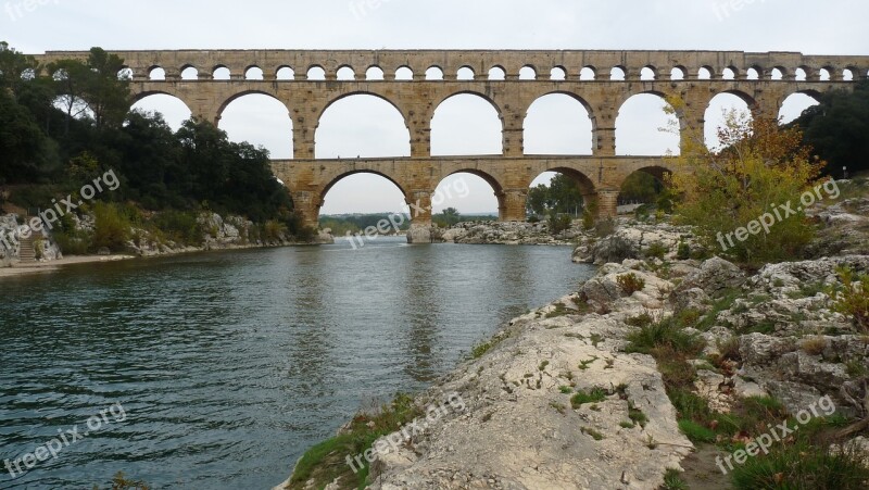 Aqueduct Heritage Archaeology Water Pipe Roman Bridge