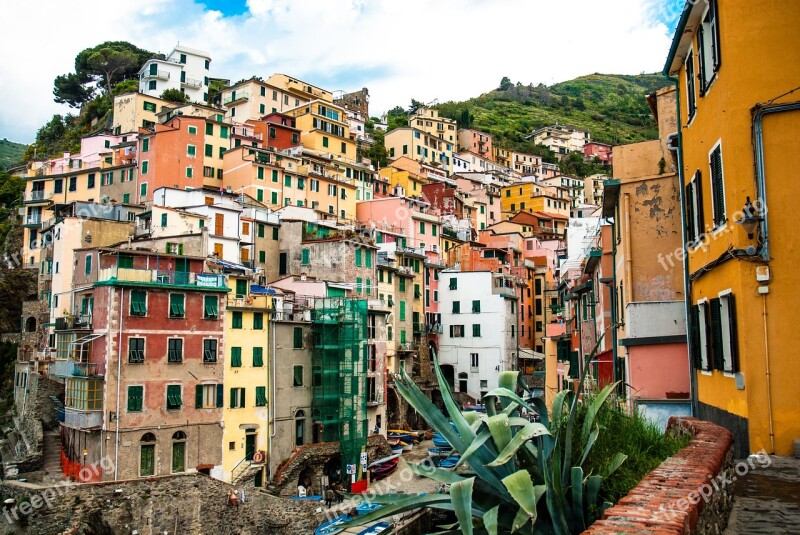 Cinque Terre The Sun Holidays Clouds Sky