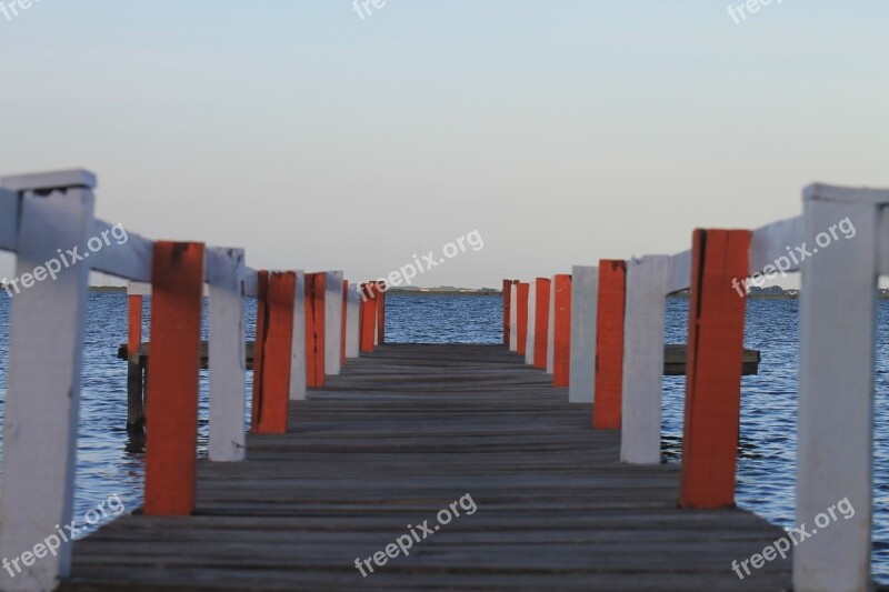 Bridge Rio Lake Eventide By Sunsets