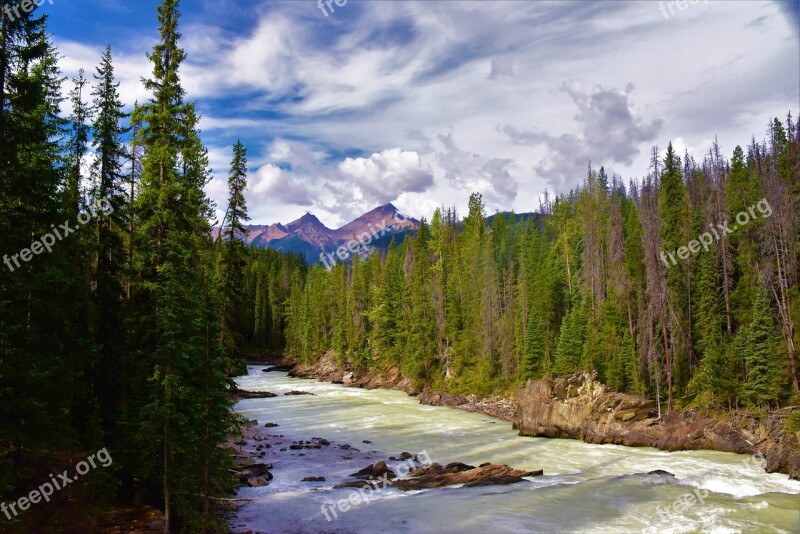 The Scenery Natural Nature Canada River