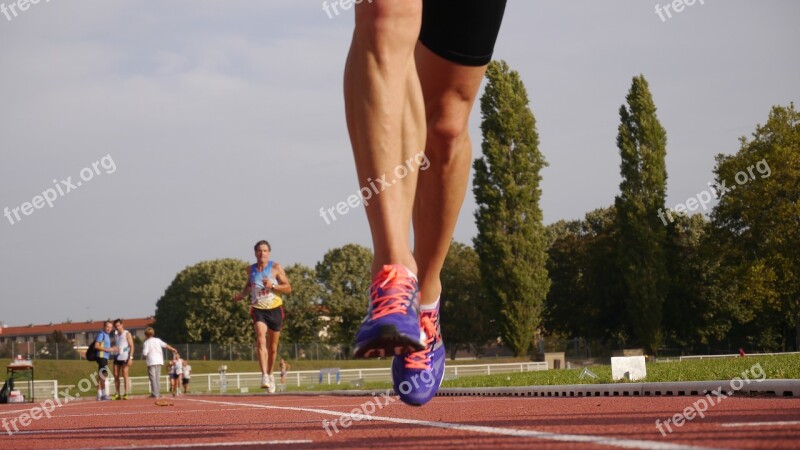 Foot Race Athletics Calves Shoes Competition