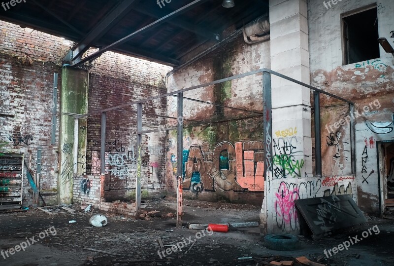 Lost Places Old Decay Ruin Railway Depot