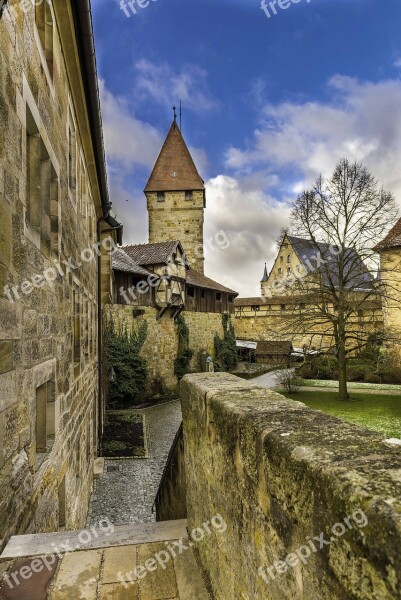 Coburg Castle Fortress Historically Germany