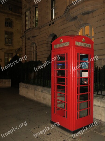 London Phone Booth Red Red Telephone Box Telephone House