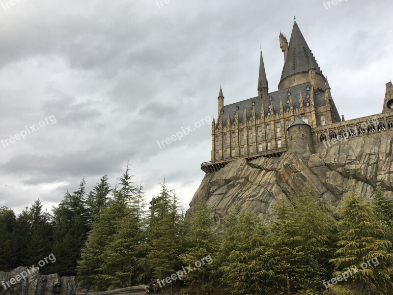 Hogwart Universal Studios Castle Harry Potter Hogwarts