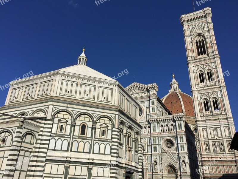 Duomo Baptistery Campanile Florence Tuscany