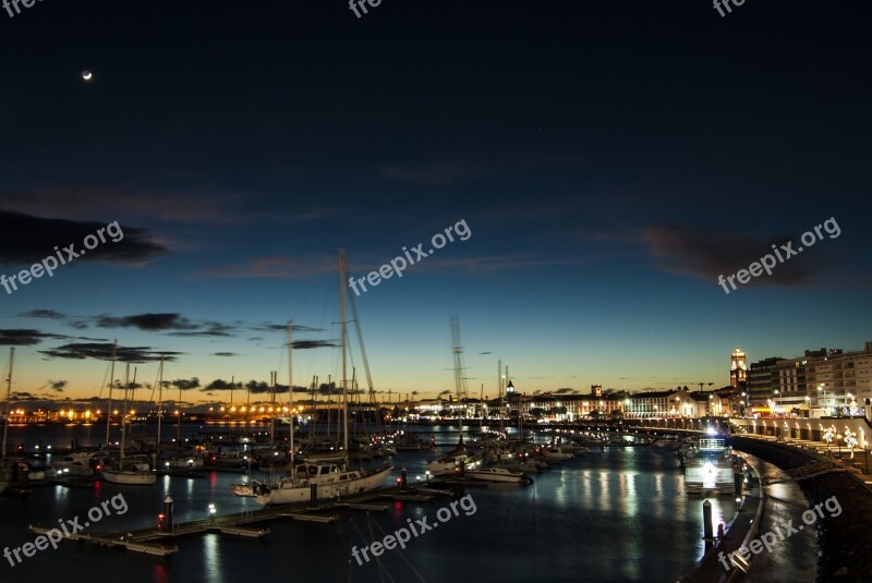 This Evening Marina Boats Vessel Portugal