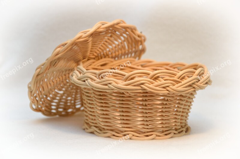 Basket Scuttle Rattan Wicker Container