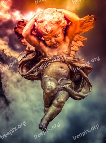 Cherub Fantasy Seraphim Cherubim Flying