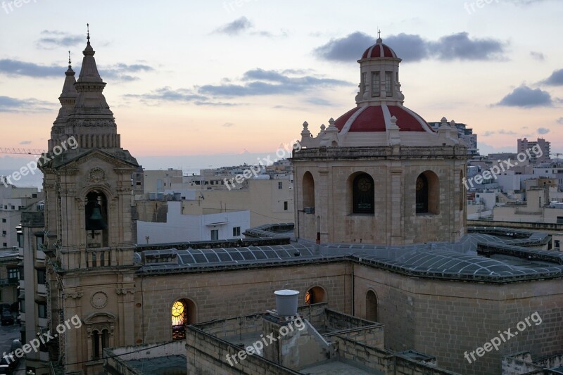 Malta Sliema City Mediterranean Cathedral