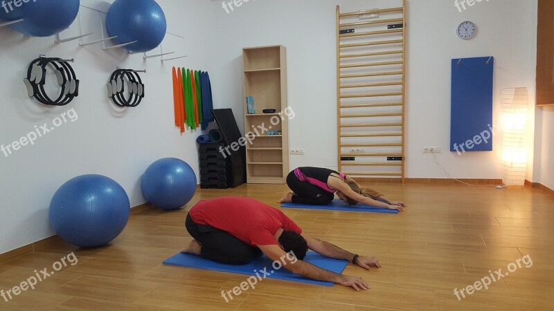 Pilates Stretching Yoga Exercise Fitness