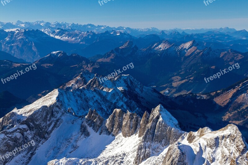 Säntis Switzerland Switzerland Säntis Mountains Appenzell