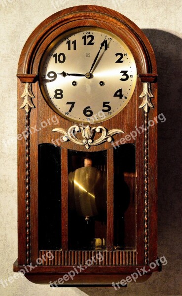 Wall Clock Clock Antique Pendulum Clock Clock Face Nostalgic