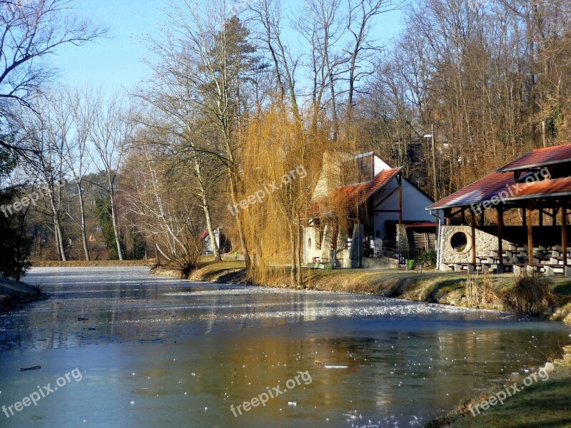 Winter Landscape Ice Nature Cold Winter