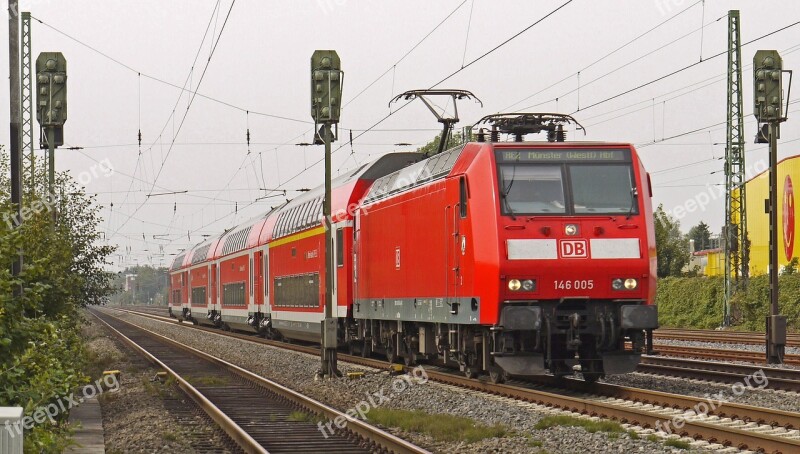 Regional Train Double-deck Cars Electric Locomotive Br 146 Br146