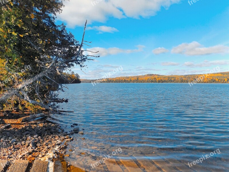 Autumn Lake Nature Water Scenery