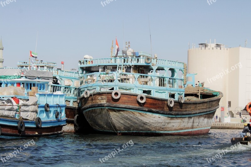 Ship Water Dubai Arab Boat