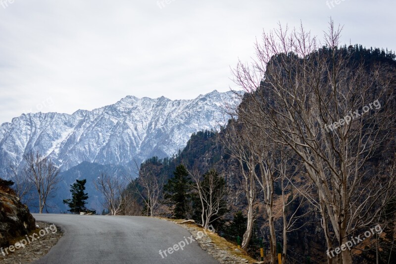 Landscape Mountains Mountain Peaks Outlook Sky