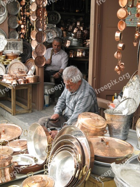 Bazaar Artisan Iran Ispahan Free Photos