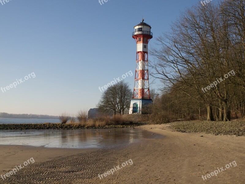 Hamburg Elbe Blankenese Tree Water