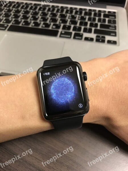 Apple Watch Device Electronic Clock Hand Brand