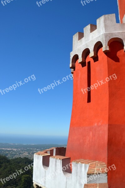 Tower Red Red Tower Castle Building