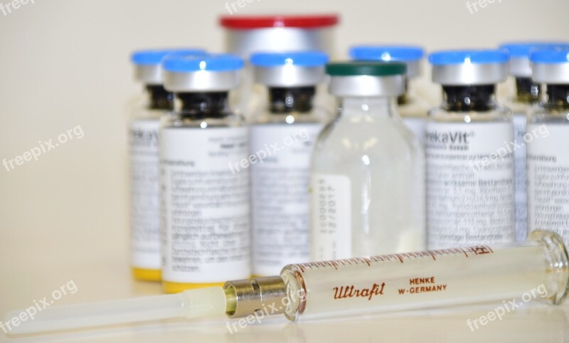 Syringe Ampoules Needle Health Medical